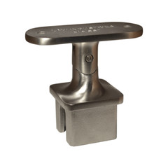 Lavi Industries 49-352ASQF/1H Adjustable Saddle for 1.5″ Square Post in Satin St