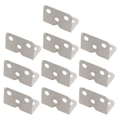 10Pcs L-Shaped Corner Code Joint Fastener Right Angles Brackets Cabinet