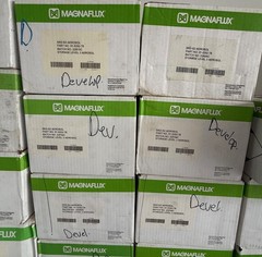 New box of 12 Magnaflux SKD-S2 Spotcheck aerosol 01-5352-78