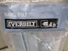 2 pack 4″ Zinc Plated Steel Door Gate Safety Barrel Bolt 250 430 Everbilt NEW