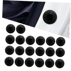 Car Door Shock Absorbing Gasket, 1.18″ Door Closing Buffer 20 PCS Black