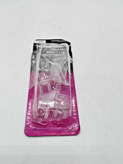 Prime-Line U 10136 1/4 In., Clear Plastic, Shelf Support Peg (8 Pack)