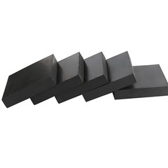 Black Rubber Sheets Pad 50x50mm 100x100mm 200x200mm Thick 5mm 10 15 20 30 50mm