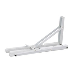 2pcs Folding Shelf Brackets Heavy Duty Wall Mounted Triangle Shelf Bracket kit