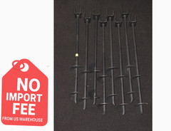 Mobile Home Anchor Tie Down Augers 30″ 8 Pack Ground Anchoring Kit
