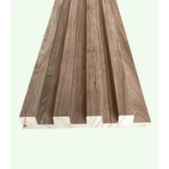 6 In. X 93 In. X 0.8 In. Wood Siding Board Solid Wall Cladding (Set of 3-Piece)