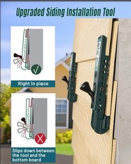 Upgraded Siding Installation Tools for 5/16-Inch, 3/8-Inch, 7/16-Inch Fiber C…
