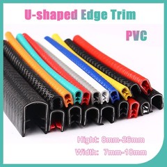 U-shaped Rubber Skeleton Seal strip Edge Trim Protective Strip Decorative Trim