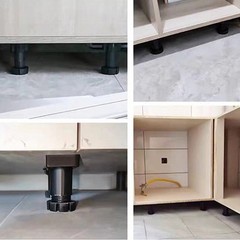 Modern Adjustable Furniture Legs 4 Pieces Suitable for Tables Cupboards Shelves
