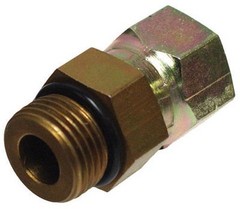 Hydraulic Adapter, 1/2-In. Male 0-Ring x 3/8-In. FP Swivel – 39005775
