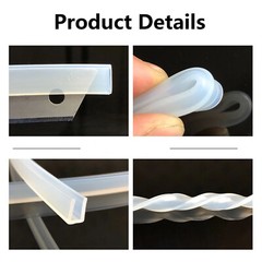 Silicone Rubber U Channel Seal Strip Edge Trim Protection Seal Window Seal Strip