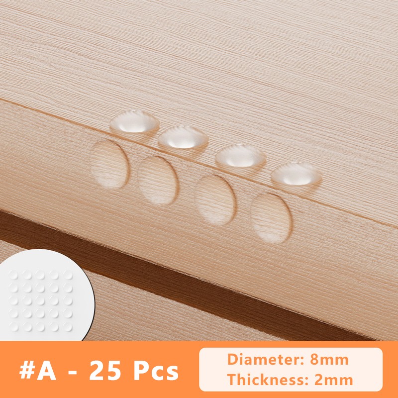 Clear Silicone Feet Pads Anti-Slip Collision Self-Adhesive Sticky Pad 9 ~ 75 pcs