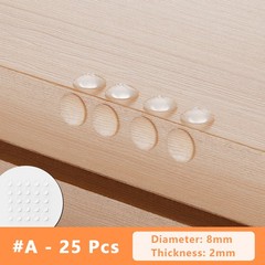 Clear Silicone Feet Pads Anti-Slip Collision Self-Adhesive Sticky Pad 9 ~ 75 pcs