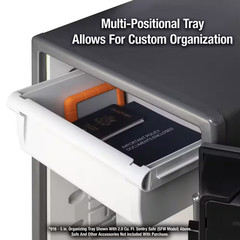 Organizer Insert Accessory, for 1.6 and 2.0 Cu. Ft. Fireproof & Waterproof Safes