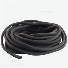 Black EPDM Rubber Foam Sealing Strip Round Bar For Cabinet Door Seal 1.5mm~50mm