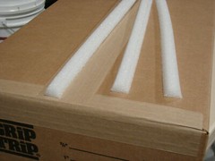 GRIP STRIP® TRAPAZOID BACKER ROD FOR LOG HOME CHINKING PERMACHINK LOG JAM