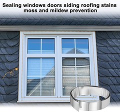 2-Pack Aluminum Flashing, 3.3ft x 0.6″ x 0.004″ LxWxT Aluminum Flashing Roll,…