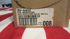 Mid America Mini Split Block 008 CLAY Case of 10