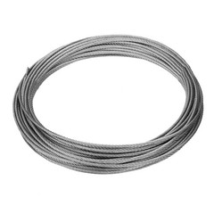 1/8″ (3mm) 50ft (16m) 304 Stainless Steel Cable Wire Rope 7 x 7 Strands