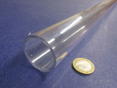 Kmac Polycarbonate Lexan Tube/ Tubing 1.375″ x 1.125″ (1 3/8″ x 1 1/8″)