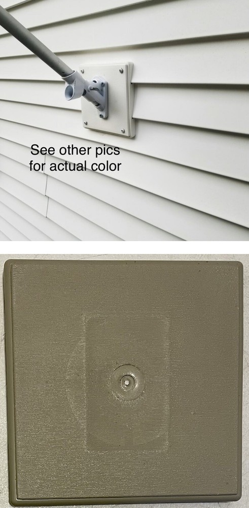 EZ Block For 3″ Vinyl Siding – 7″x7″ Mounting Surface Block #18 Clay EZBLK050