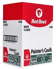 Red Devil 0746 Painters Caulk, 10.1 Fl Oz (Pack of 12), White
