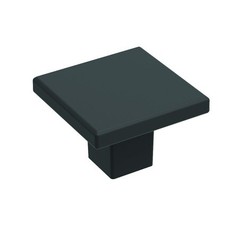 HERITAGE DESIGNS R077756MBX10B Contemporary Knob 1316 Inch Square Matte Black