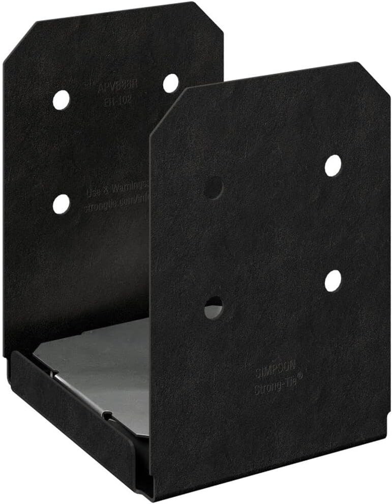 Simpson APVB88R Outdoor Accents Avant Collection 8×8 Post Base Powder Coat