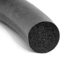 Black Sponge Cord Foam Rubber Gasket Trim Seals 3/4/5/6/7/8/10/12/14mm/15mm/16mm