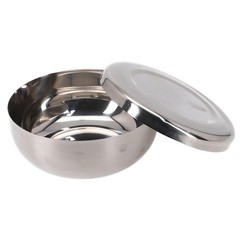 Traditional Korean Warming Bowl with Stainless Steel Cover for Rice Dish