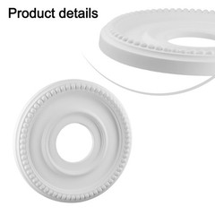 Home Round Medallion Ceiling Fan Light Fixtures Plate with PU for material