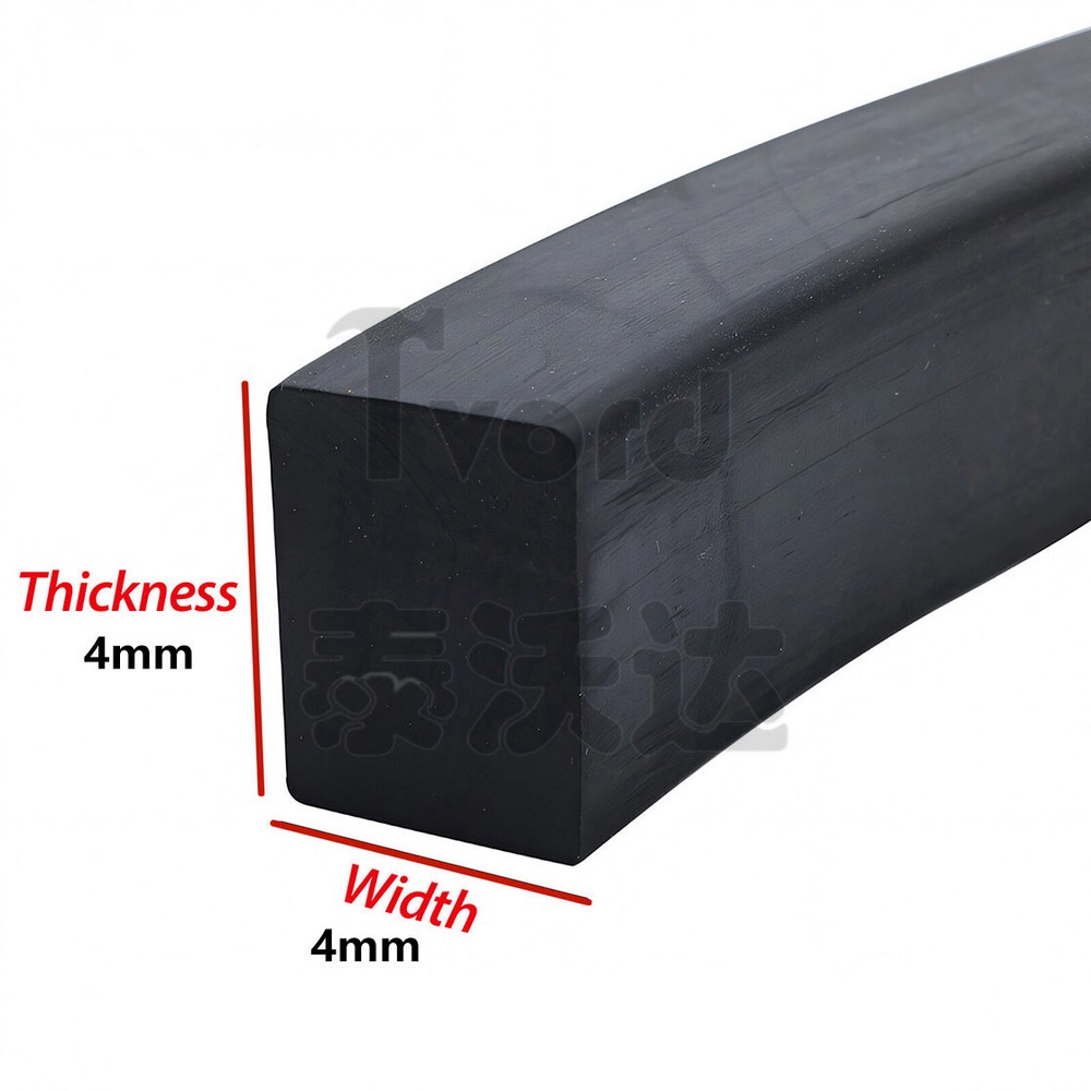 Solid Nitrile NBR Rubber Strip – Width 3mm to 70mm Thicknesses 3mm 4mm~30mm