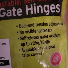 D&D TruClose Heavy Duty Safety Gate Hinges truclose TCHD1AS3WT