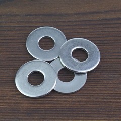 HELIFOUNER 100 Pieces 1/4″ Stainless Flat x 3/4″ （100 PCS）, Silver