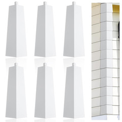 6 Pcs Aluminum Siding Corners 8 Inch Outside Siding Corner Caps Smooth Siding…