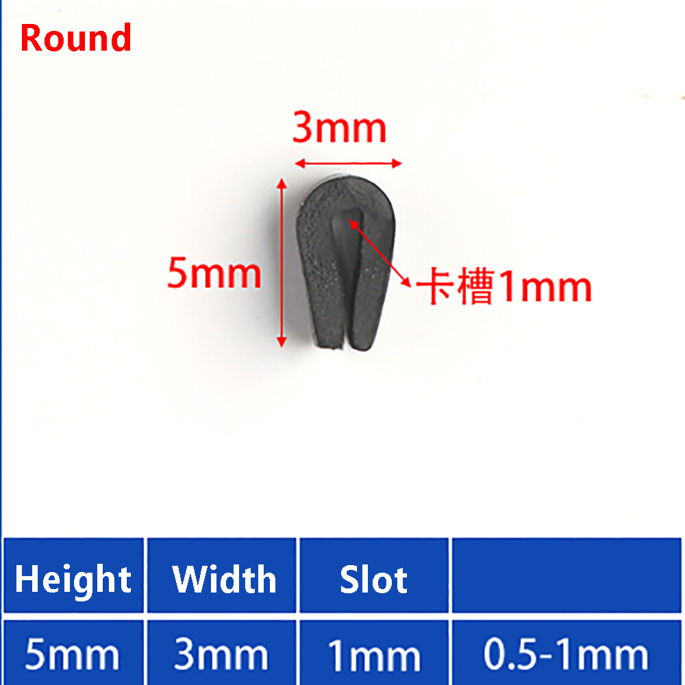 1-16mm Car Door Boot Edge Protector Strip Rubber U Shape Channel Edge Trim Seal