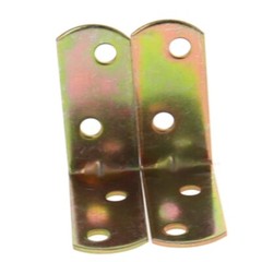20-100mm Right Angle Bracket L-Shaped Corner Brace Shelf Iron Galvanized