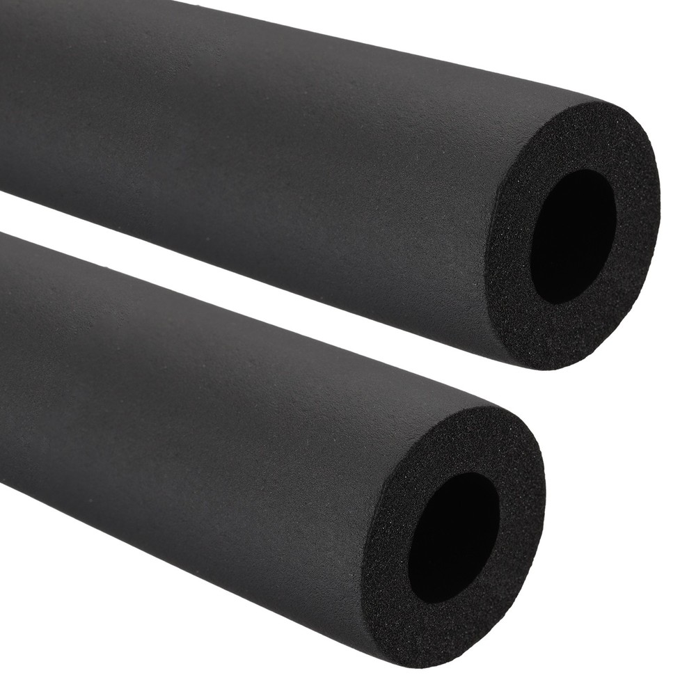 2pcs foam pipe for insulation pipes 43mm x 2m black