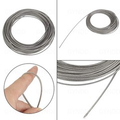 304 Stainless Steel Wire Rope Cable Rigging 0.3mm to 4mm 7×7 Balustrade Fence