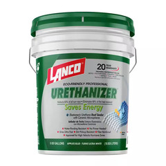 Urethanizer 5 Gal. 100% Acrylic Urethane Elastomeric White Reflective Roof Seale