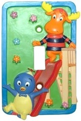 Vintage 2006 Nickelodeon The Backyardigans Switchplate Cover For Kids Viacom Int