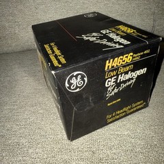 GE Headlamp H4656 Halogen Low Beam Sealed New Old Stock General Electric 3 Prong