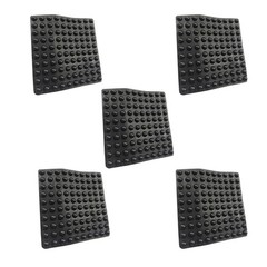 500Pcs Silicone Rubber Feet Bumpons Clear Round Self Adhesive Anti Slip Circle