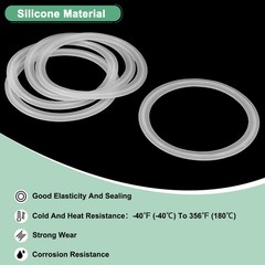 2-Pack Silicone Rings for OD 119mm for Sanitary Pipe Weld Ferrule