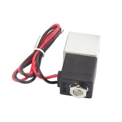 1/4inch DC 12V 2 Way Normally Closed Electric Solenoid Air Valve, Stainless S…