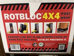 10 Pcs Rotbloc 4×4 Pre-Molded Post Wraps – Protects Against Rot