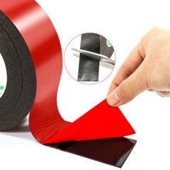 PE Double Sided Sealing Shockproof Sponge Tape Black Width 8/10/12/15/20/25-50mm