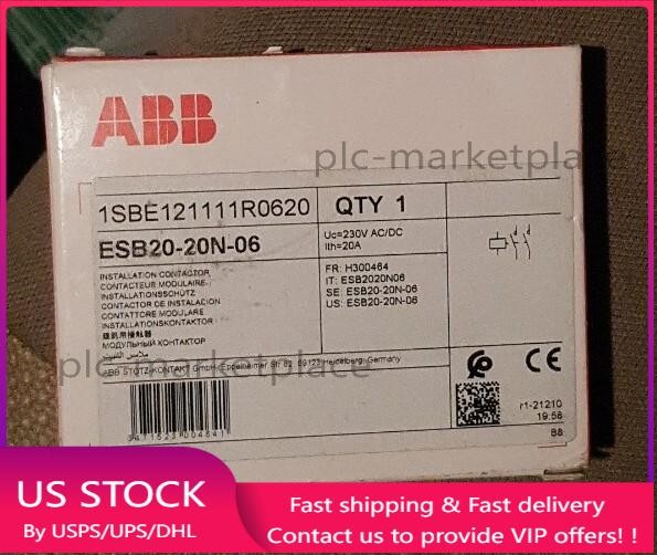 ABB ESB2020N06 ESB20-20N-06 230V DC/C.A. Modular Contactors-