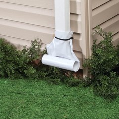Vinyl Downspout Gutter/Drain Extension, 46” Long