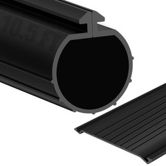 ToLanbbt 10.5FT Garage Door Bottom Seal Strip 10 Feet, Black-0.37″ Trapezoid